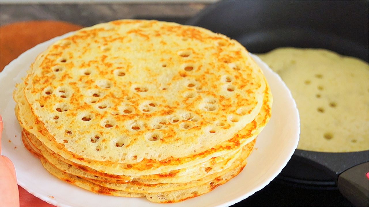 Самые Вкусные и Пышные Блины На МАСЛЕНИЦУ. Так готовили наши бабушки. Блины на молоке смотреть онлайн