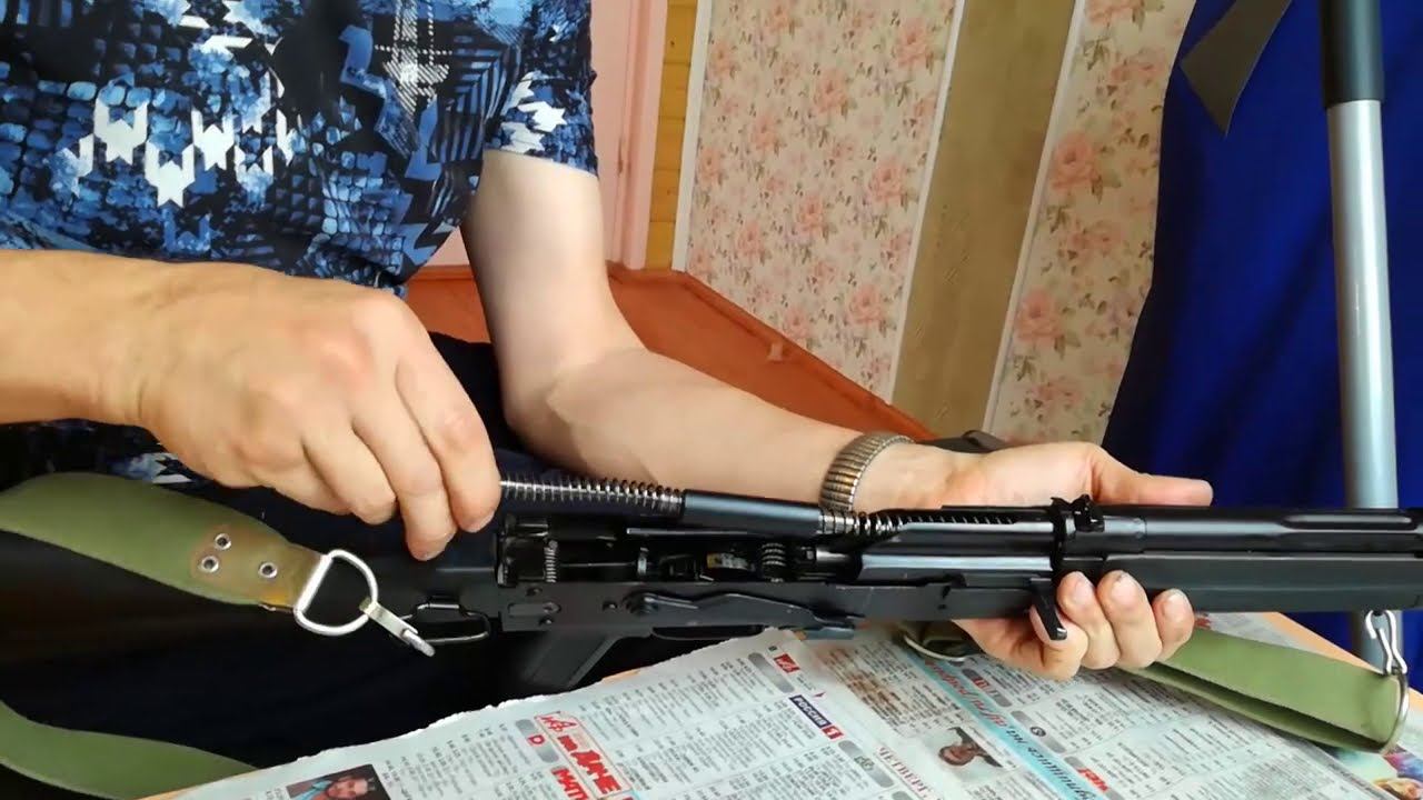 Разборка и сборка карабина сайга