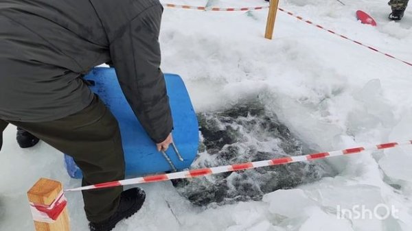 14.02.26. Зарыбление VIP зоны форелью.