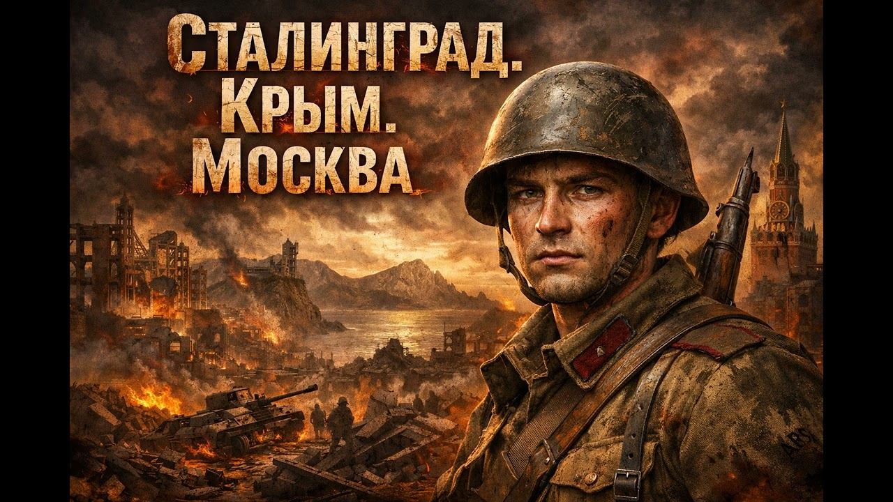 Аудиокнига полностью. Попаданцы. «Сталинград. Крым. Москва» Книга 1 из 3 смотреть онлайн