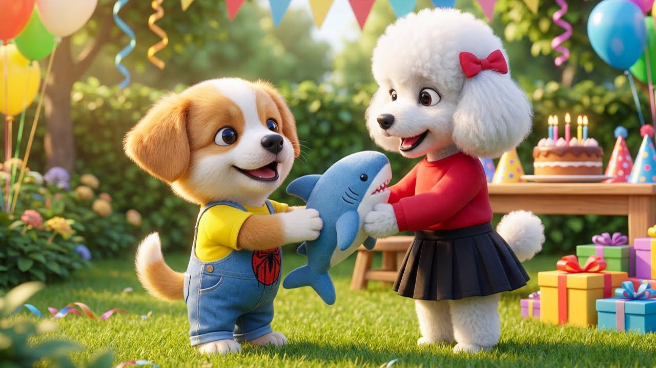 😢 У щенка не было денег на подарок ко дню рождения 🎁 Но сюрприз, сделанный своими руками🐶💞 смотреть онлайн