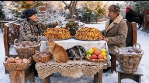 Спокойный день для приготовления традиционных пирогов с говядиной и картофелем. Кухня Азербайджана