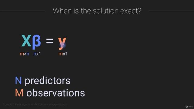 120. Least-squares via left inverse смотреть онлайн