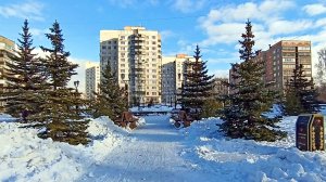 Магнитогорск, квартальный сектор Орджоникидзевского района правобережья (03.02.2021)