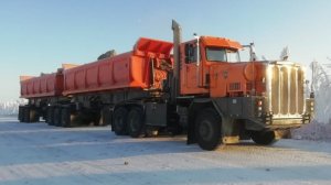 Огромный Автопоезд В России