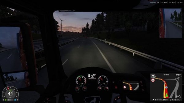 Euro Truck Simulator 2 Везу 11т. почты С днем святого Валентина!