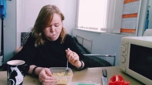 Рабочий Мукбанг 🥘 Погода мерзопакостная😵💫 Хочется спать и кофе😴☕