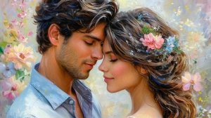 С днём святого Валентина. Шикарная музыкальная открытка.