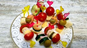 8 разных закусок канапе на праздничный стол - рецепт