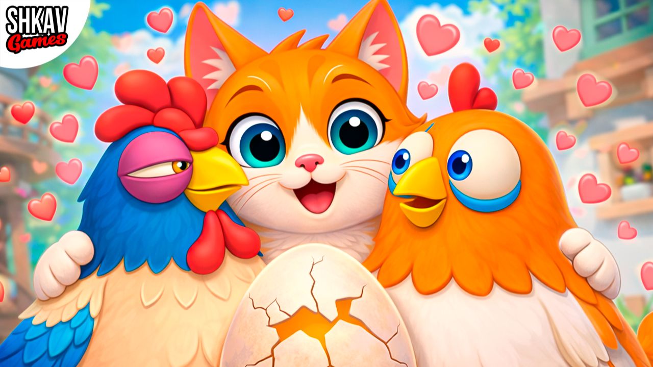 КОТ достал КУРОЧКУ для ПЕТУШКА в ДЕНЬ ВЛЮБЛЕННЫХ! И у них родился КТО?! I AM CAT VR! / Часть 66 смотреть онлайн