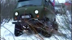 УАЗ переобулся: теперь хоть на Северный полюс!