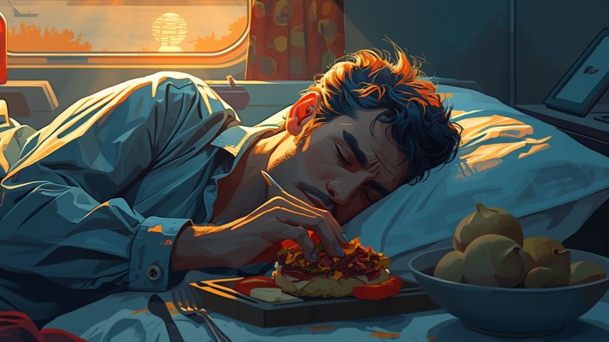 Почему после обеда хочется спать? Секреты борьбы с сонливостью! смотреть онлайн