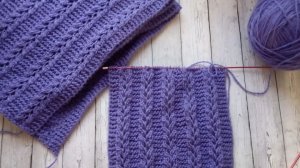 Узор к моему кардигану. Как вяжу?!