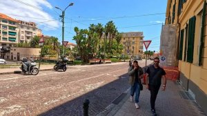 Прогулка по Сан Ремо 🌊 Итальянская Ривьера с субтитрами 🚶♂️✨