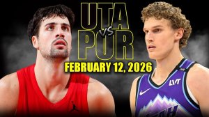 13.02.2026 | ОБЗОР МАТЧА | Юта Джаз - Портленд Трэйл Блэйзерс | Highlights