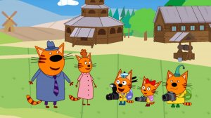 Три кота - экскурсия в Тайгу. Мультфильм для детей.