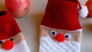 МАСТЕР КЛАСС ✨ НОВОГОДНИЕ НОСКИ ДЕДА МОРОЗА🎄