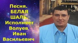 1442.5.1.В.Ю. ВИДЕО. Песня. БЕЛАЯ ШАЛЬ. Исполняет Волуев И.В.