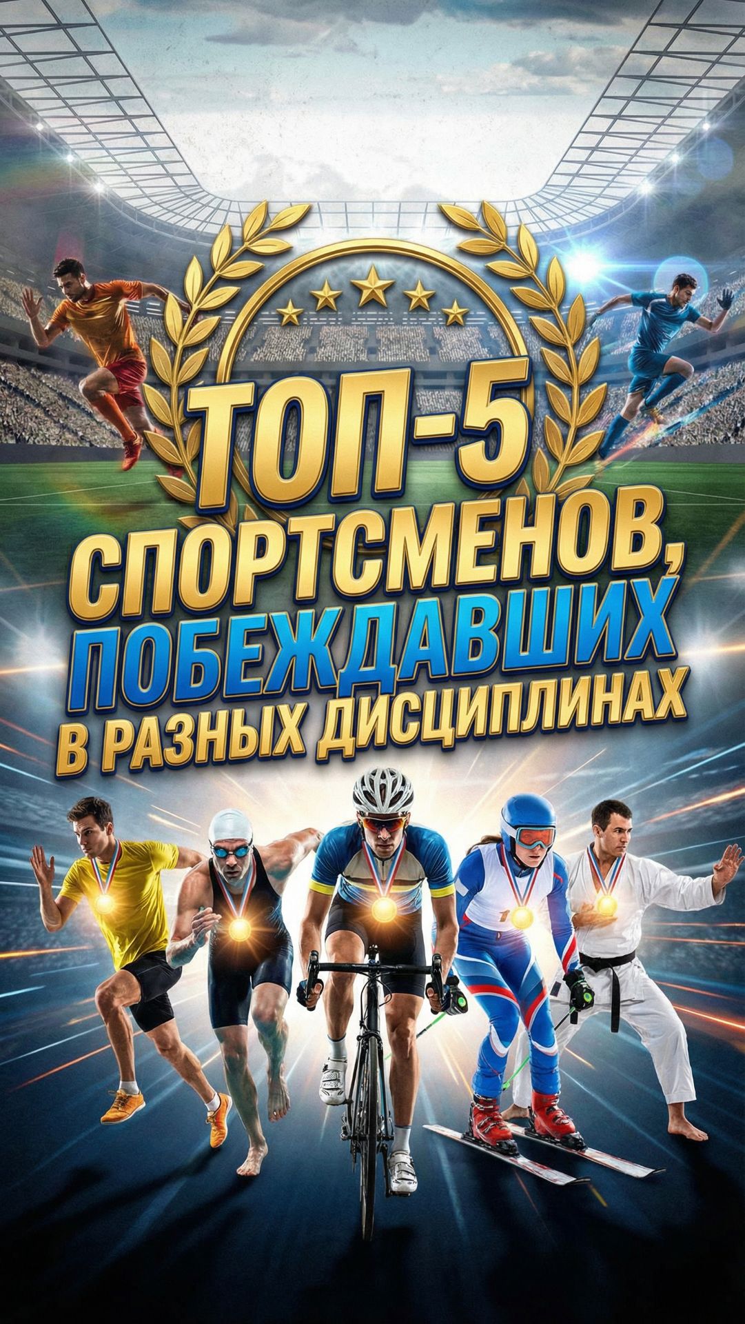 ТОП-5 спортсменов, побеждавших в разных видах спорта