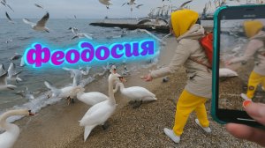 ФЕОДОСИЯ Айвазовского.КРЫМ до сих пор в зимней январской сказке...