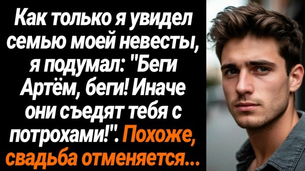 Жизненные Истории/Как только я увидел семью моей невесты, я подумал: "Беги Артём, беги! Иначе они съ