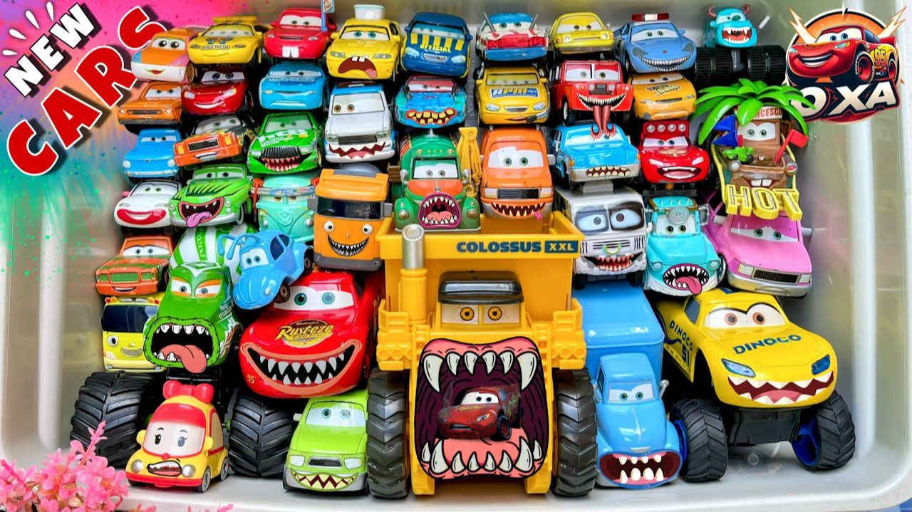 МУЛЬТИКИ ДЛЯ ДЕТЕЙ РАСПАКОВКА МОЛНИЯ МАККУИН МЭТР ЧИК ХИКС САЛЛИ КАРРЕРА КРУЗ РАМИРЕЗ СИНИЙ ТРАКТОР смотреть онлайн