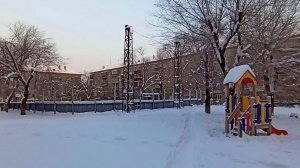 Магнитогорск, прогулка по снежным дворам 62-го микрорайона, Ленинский район (13.01.2021)