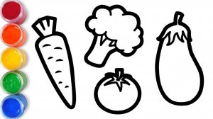 Мультик раскраска для детей и малышей