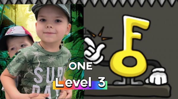 Прохождение второго босса (ключ) з игры one level 3