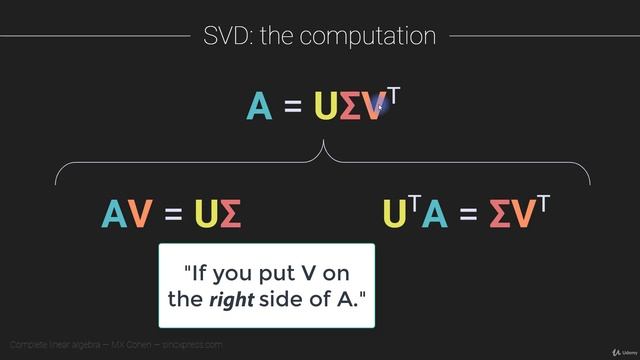 146. Singular value decomposition (SVD) смотреть онлайн