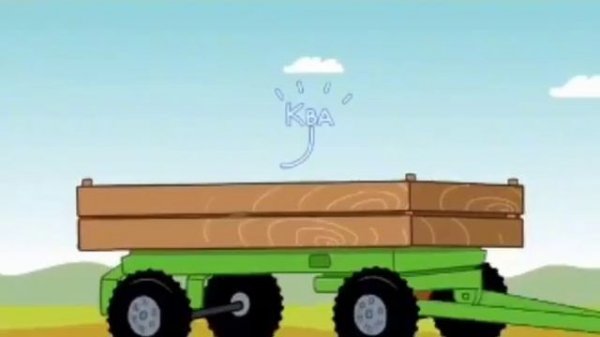 Фиолетовый трактор 🚜