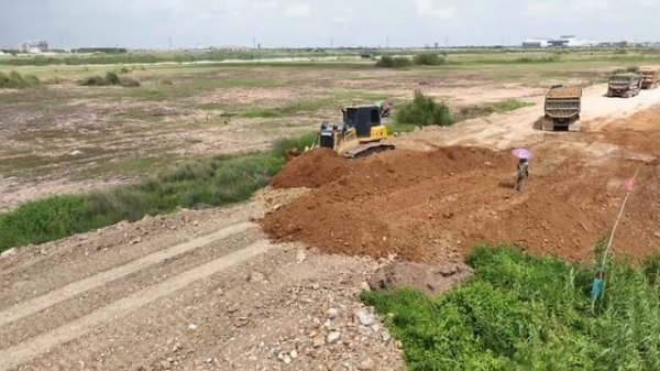 So Nice, NEW Activities Operator Skills Dozer SHANTUI Cutting Slope And Landfill On Level NEW Street