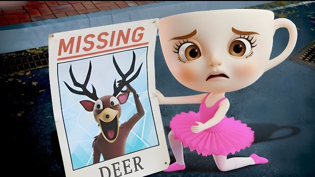 Балерина Капучина очень волнуется. Пропал олень. Герои Брайнрот смотреть онлайн
