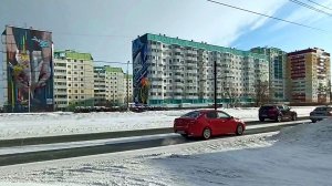 Магнитогорск, прогулка в квартальном секторе Правобережного района (20.01.2021)