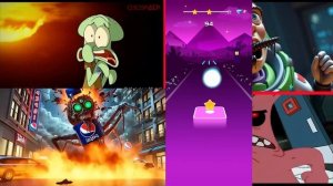 ГУБКА  БОБ И КОСМОНАВТ: ТАНЦЕВАЛЬНЫЙ ПЕРЕПОЛОХ! 🎶 МУЛЬТИКИ: ритм, прыжки и хаос