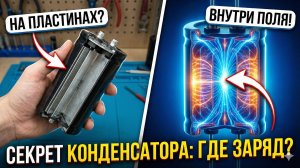 Как работает конденсатор. МАРВЕЛ