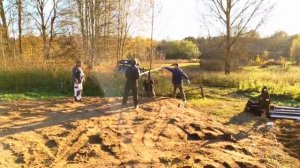 #87 Сделали колодец для нового каркасного дома. свайный фундамент готов.