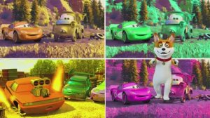 🚗 МАКВИН ЗАЖИГАЕТ ПОД COFFIN DANCE! 🎶 МУЛЬТИКИ: болид танцует — фары мигают! 💥