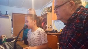 RJ6OU=RC4P Язиля с гимназии первая радиосвязь