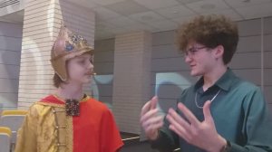 Мы были в гостях у Школы № 548 на спектакле "Летучий корабль" театральной студии "Хлеб"