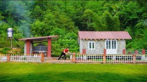 Делаю самодельный монолитный забор перед домом и кирпичные колонны. Серия 21. Ли Фук Ви