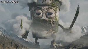 Эволюция роста Мультик созданный ИИ про эволюции предметов микробов насекомых и животных