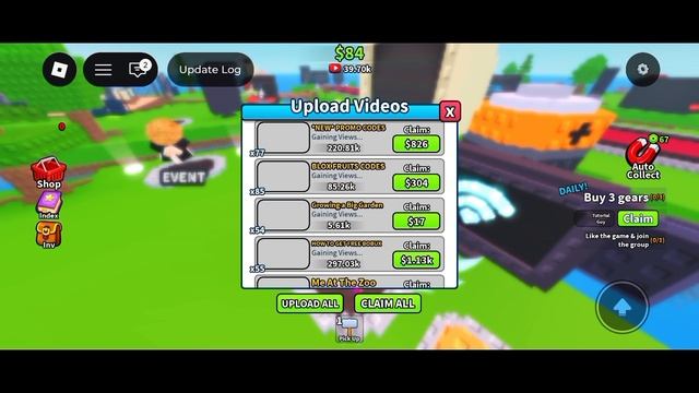 Играю в игру под названием стать Youtuber