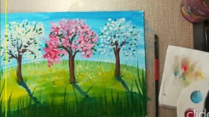 Весенний пейзаж 2 класс