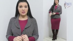 Жакет с шалевым воротником без выкройки своими руками часть 1