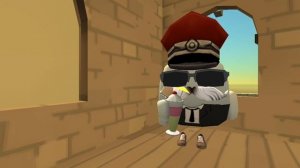 Лёва пьет коктейль под friday theme.