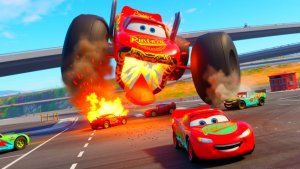 😈КТО ПОБЕДИТ? Молния Маквин и другие машинки проходят ПОЛОСУ ПРЕПЯТСТВИЙ! 🏁🚗