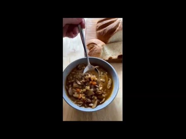 Итальянский грибной суп