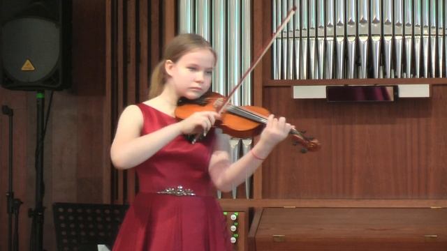 Виктория Хуланхова (скрипка) - Шарль Данкля "Концертное соло №2"
