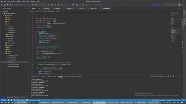 ch32v003. Часть 4. Пишем структуры во flash контроллера